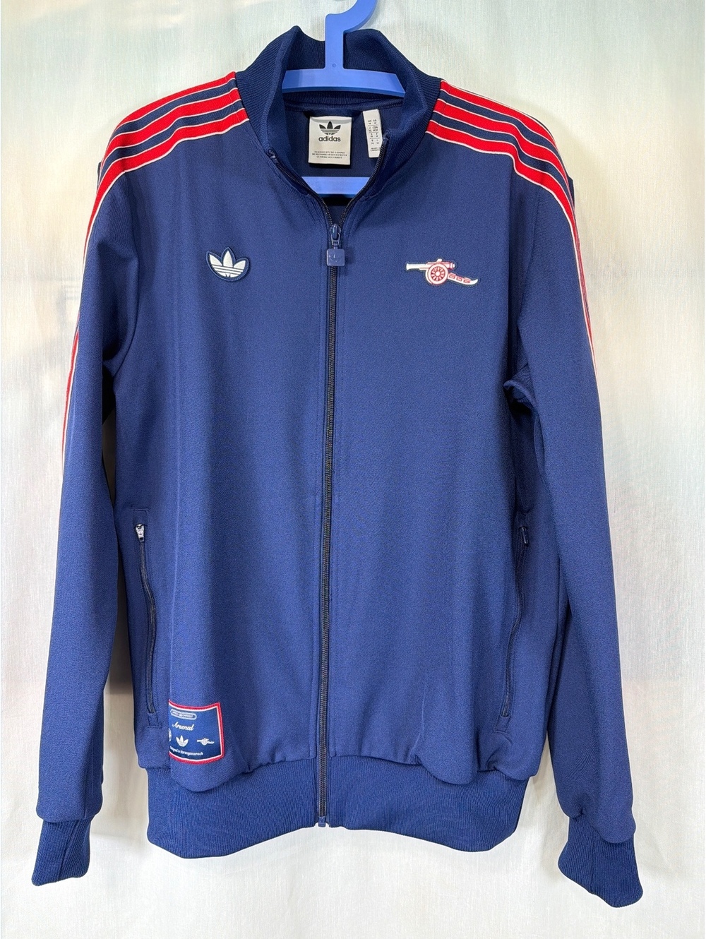 Adidas Originals Arsenal FC 3 Stripe Track Jacket Men's Medium